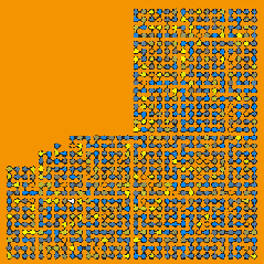 Artistic representation of the mutated protein (EZH2)