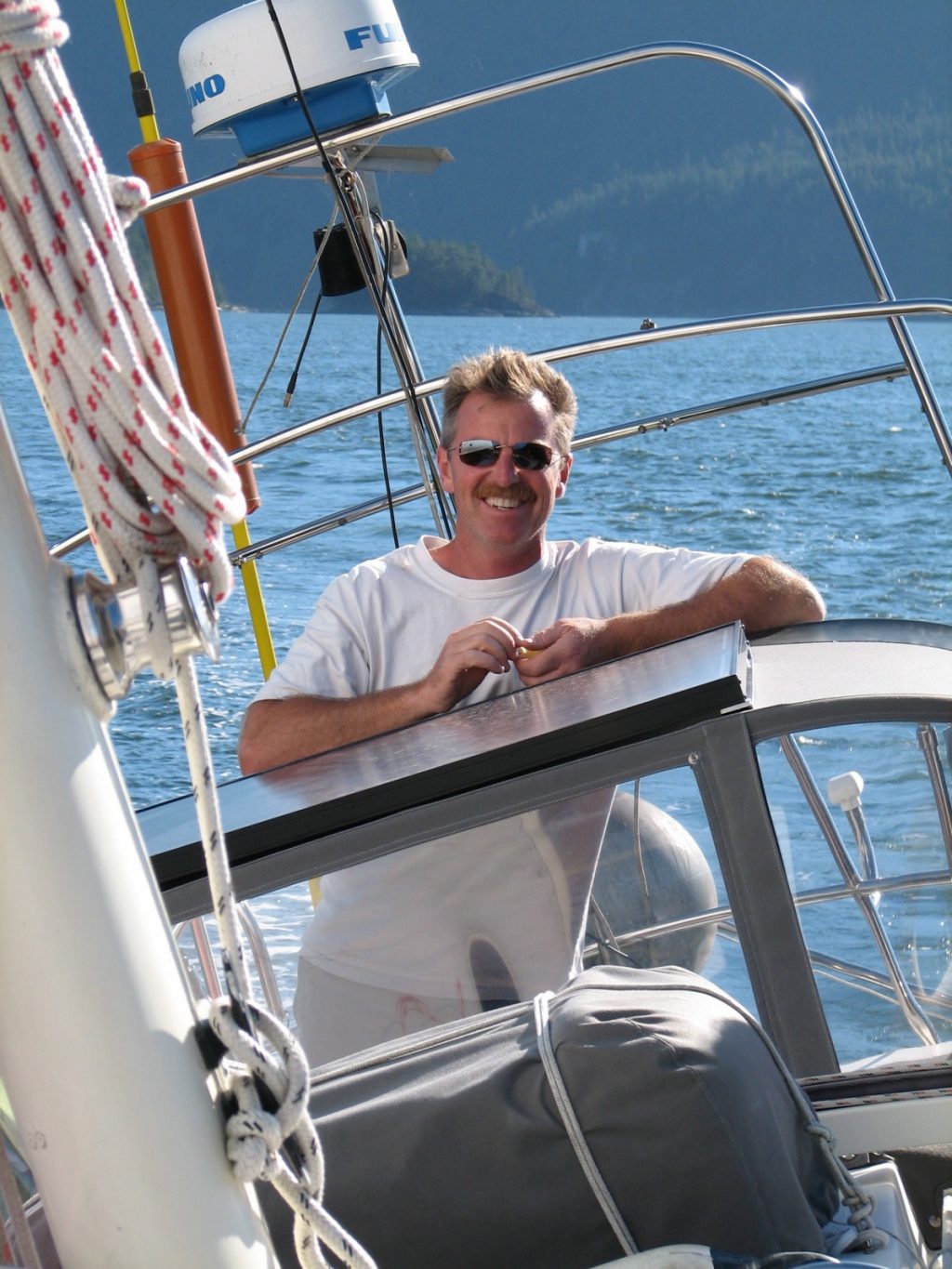Dr. Pete Tonseth sails the open seas