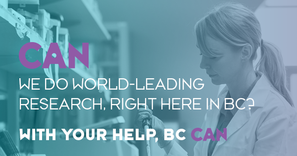 BC Cancer Research conducts world class cancer research