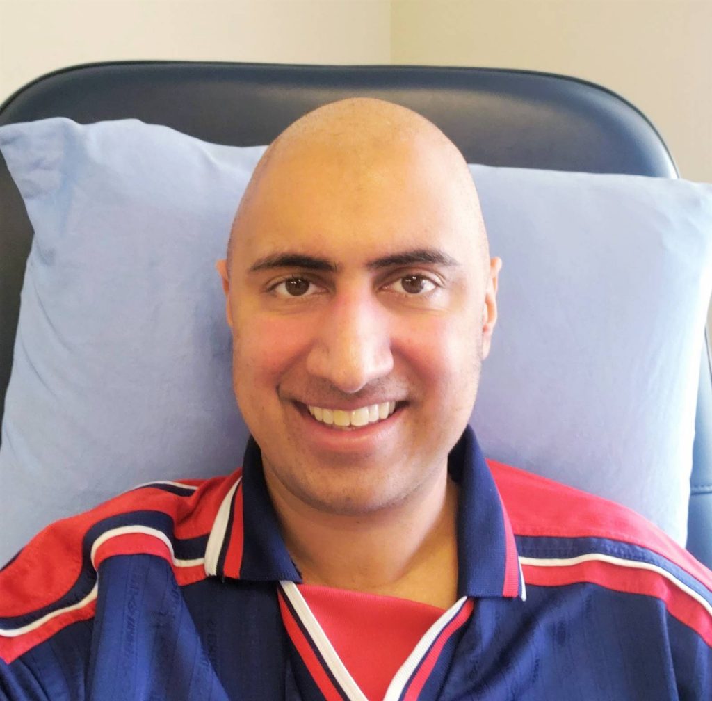 Marc Bains shares his story as part of Testicular Cancer Awareness Month