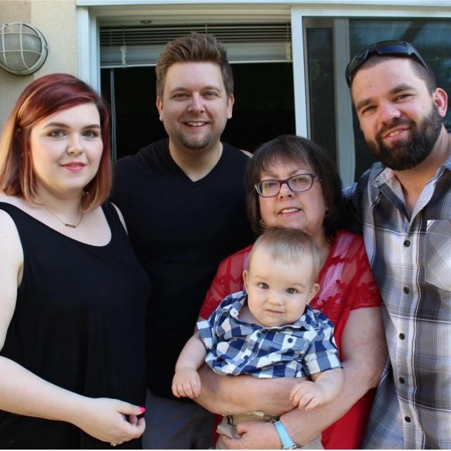 Lois Wasstrom and Family