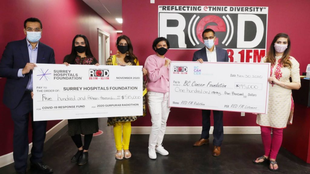 RED FM held their annual Gurpurab Radiothon to raise funds for urgent health needs in Surrey