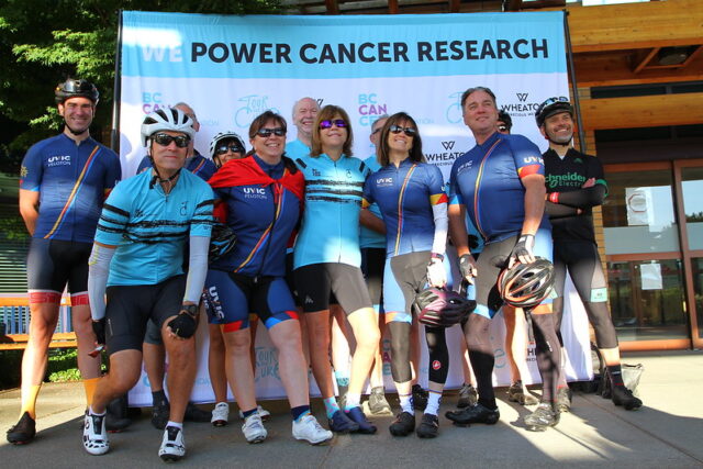 University of Victoria's UVic Peloton team is participating in the Tour de Cure to raise money for cancer research
