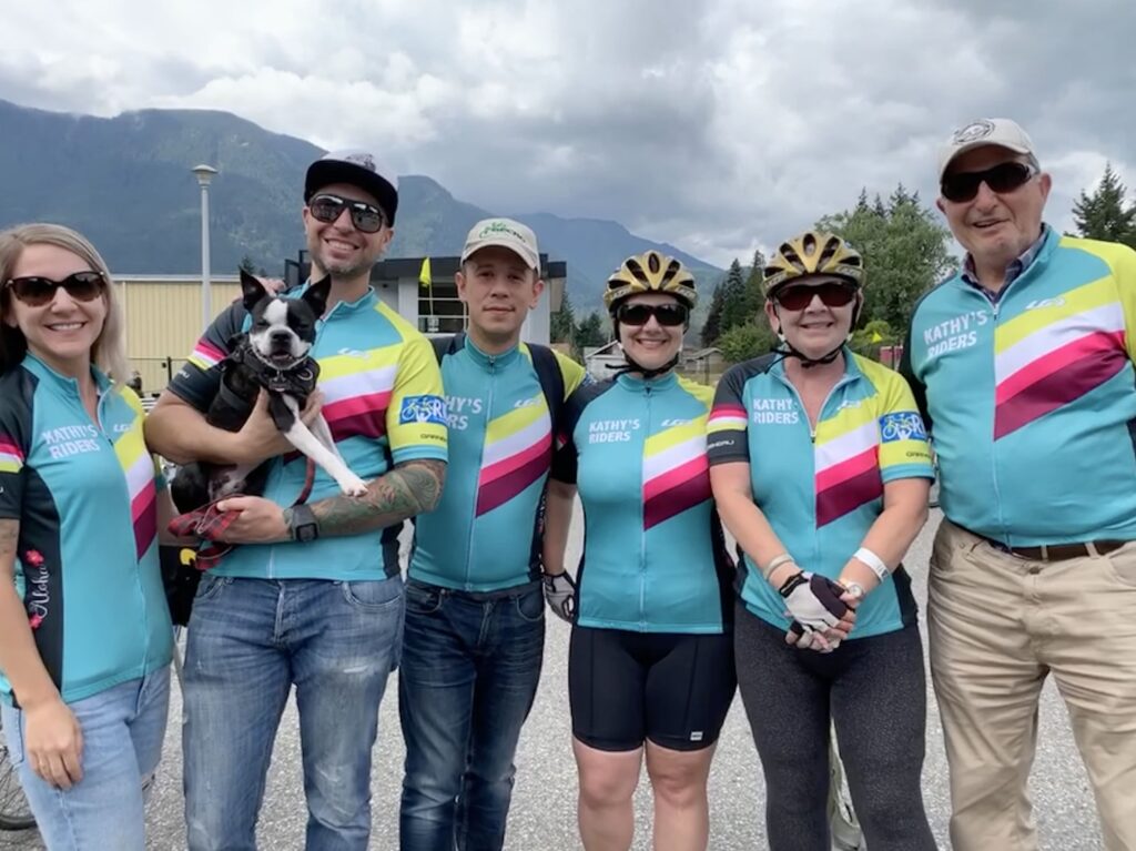Team Kathy’s Riders at the Tour de Cure