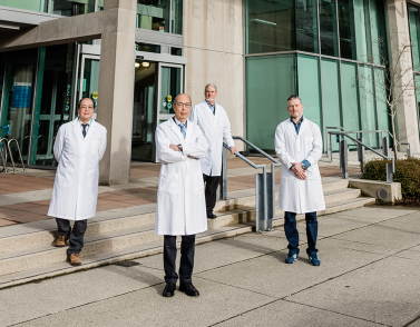 Drs. Wan Lam, Stephen Lam, Calum MacAulay and William Lockwood