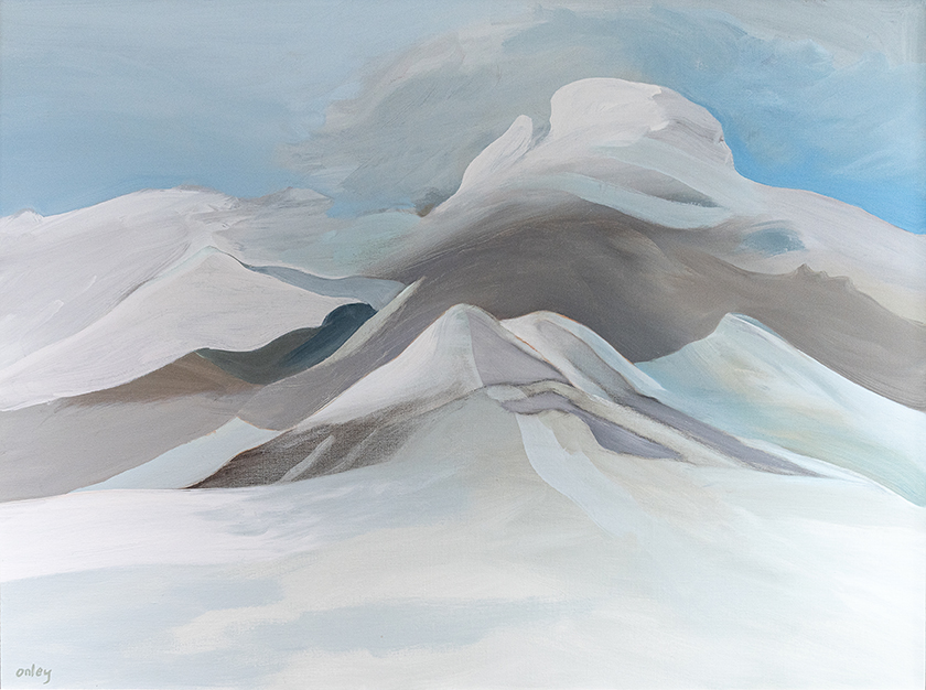 Tony Onley - Cheakamus Glacier 1984, Artwork donations to BC Cancer Foundation