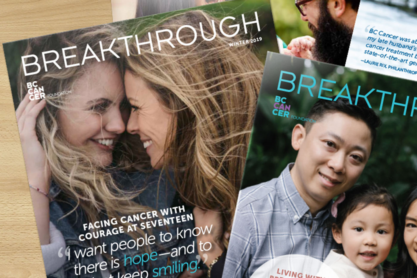 Breakthrough- BC Cancer Foundation magazine