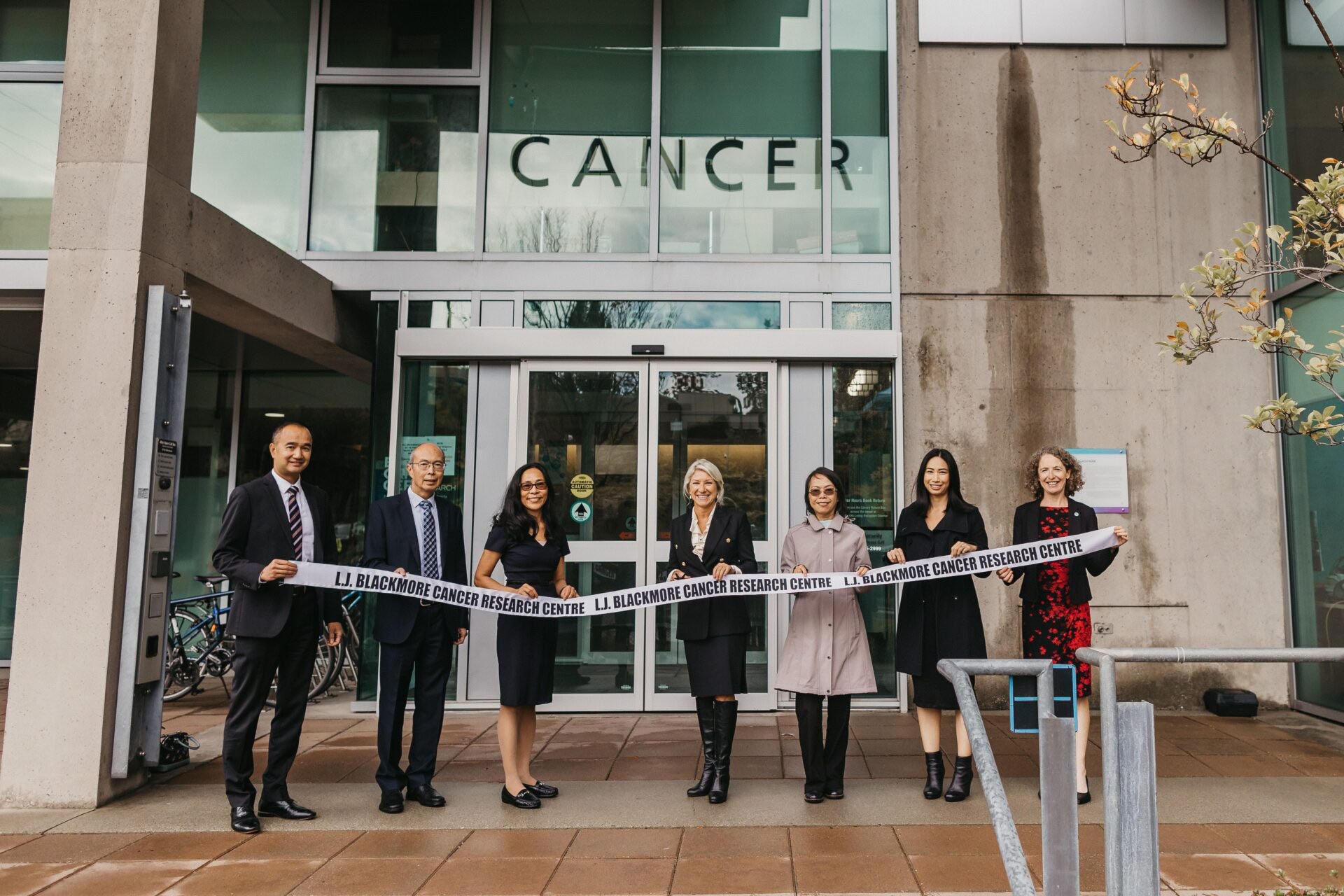 L.J. Blackmore Cancer Research Centre unveiling ceremony