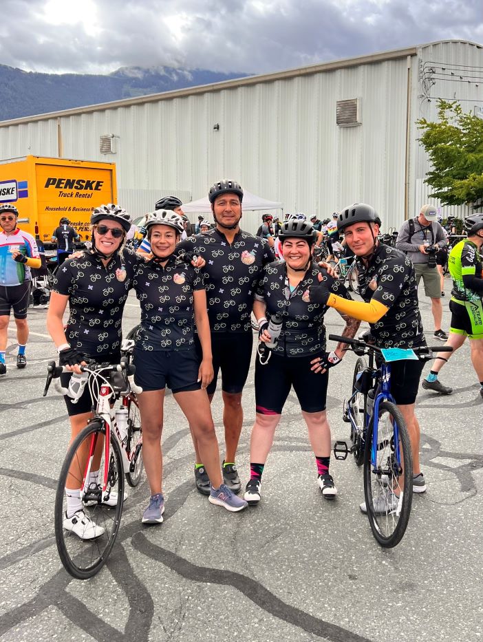 Merle Alexander and Tamara Napoleon formed a cycling team to fundraise for BC Cancer Foundation's Tour de Cure