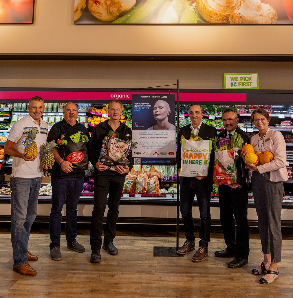 Tru Value Foods, a supporter of BC Cancer Foundation's Grocers Going Beyond campaign