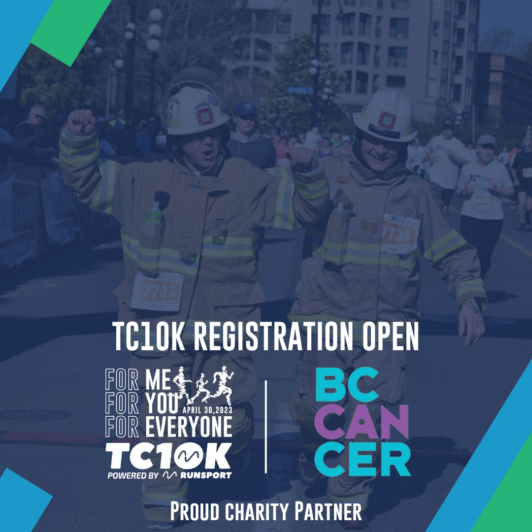 RunSport TC10K Marathon fundraiser for BC Cancer Foundation
