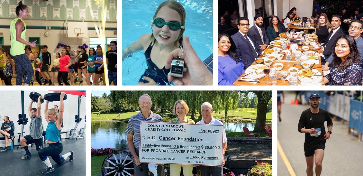Fundraising events for BC Cancer Foundation