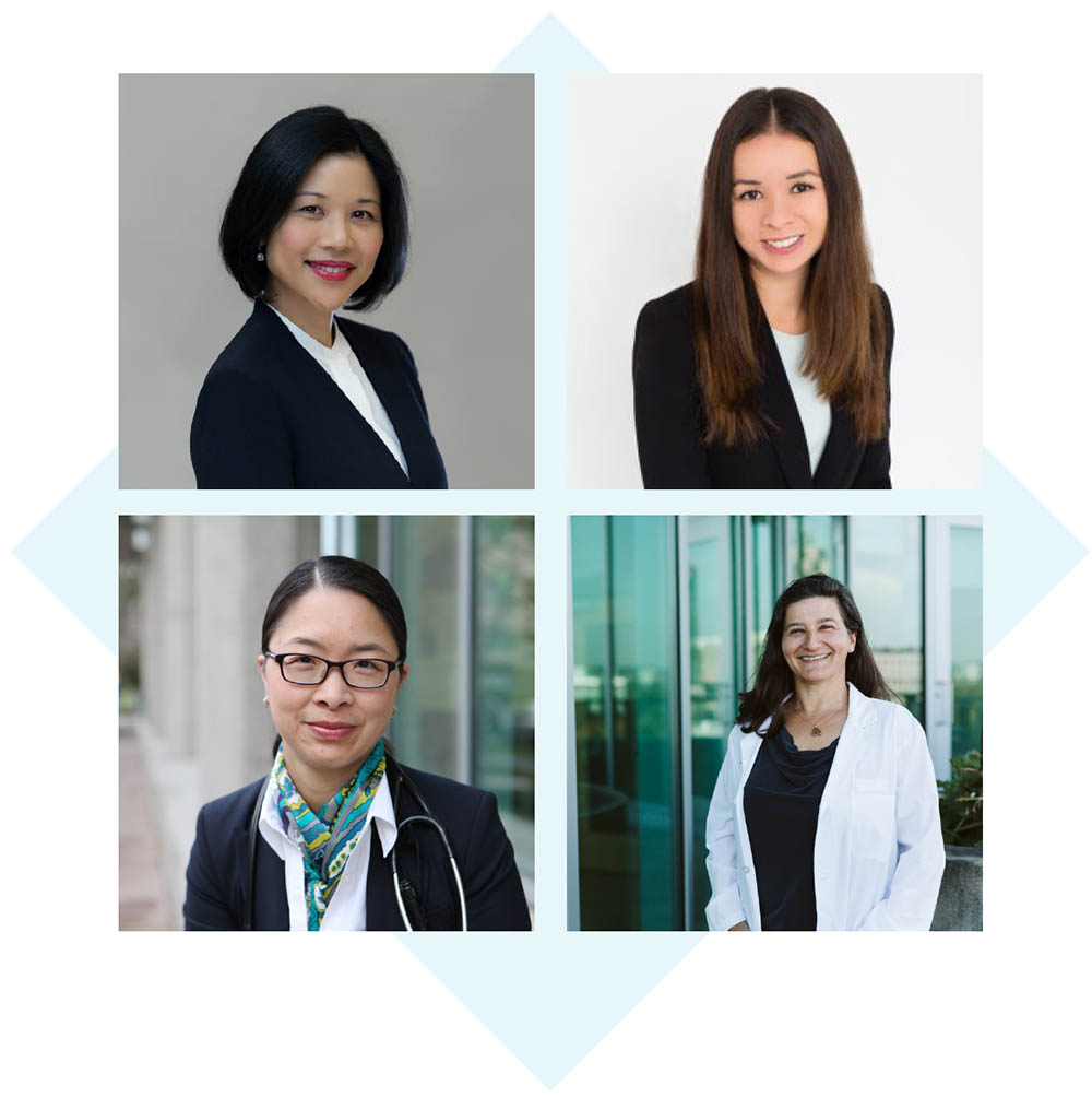 Drs. Nicole Chau, Sarah Hamilton, Janessa Laskin and Cheryl Ho